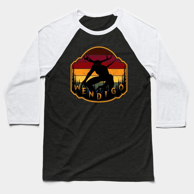 Wendigo Baseball T-Shirt by Diamond Creative